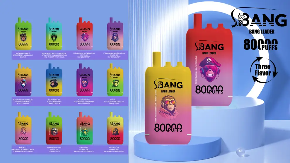 Bang Leader 80K 3-in-1 使い捨てベイプ - VapeJP Shop