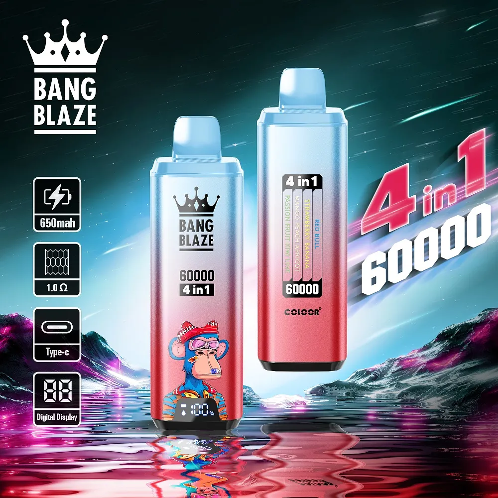 BANG BLAZE 60K 4-in-1 使い捨てベイプ - VapeJP Shop