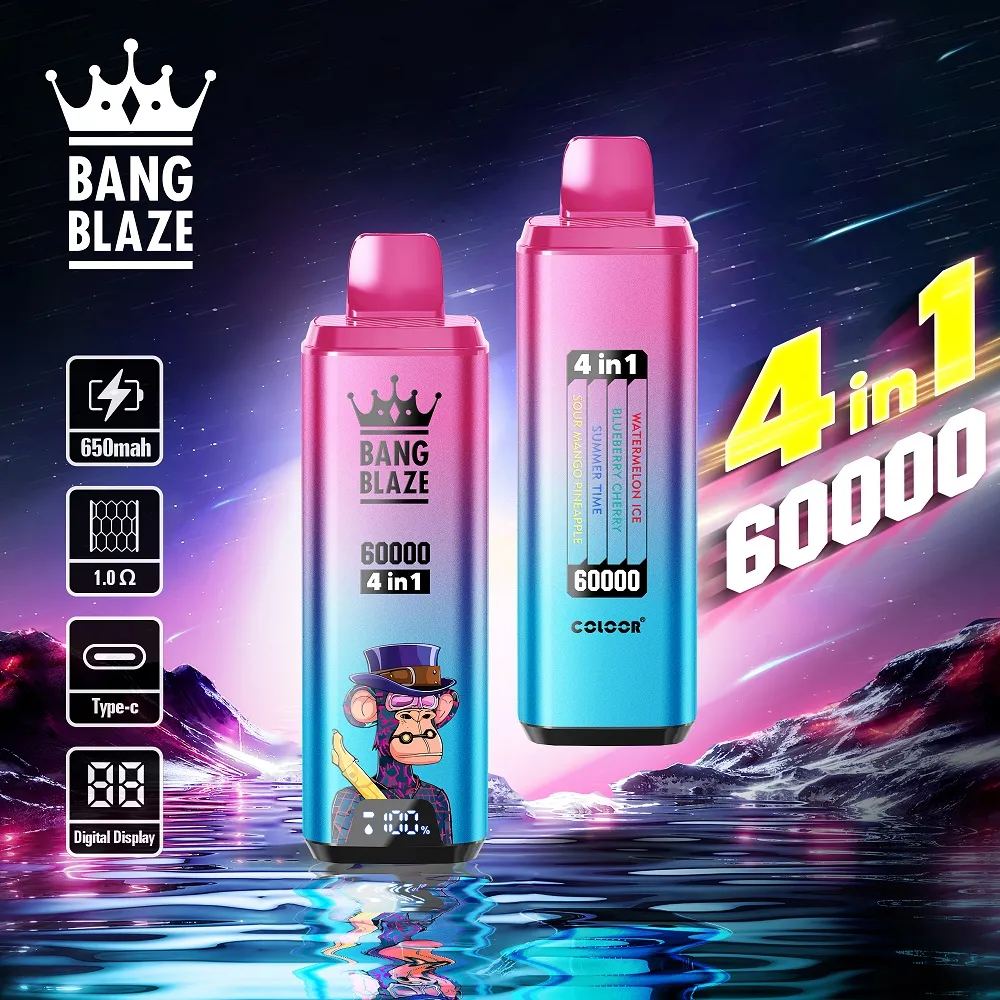 BANG BLAZE 60K 4-in-1 BANG BLAZE 60K 4-in-1 スイカアイス フレーバー 使い捨てベイプ