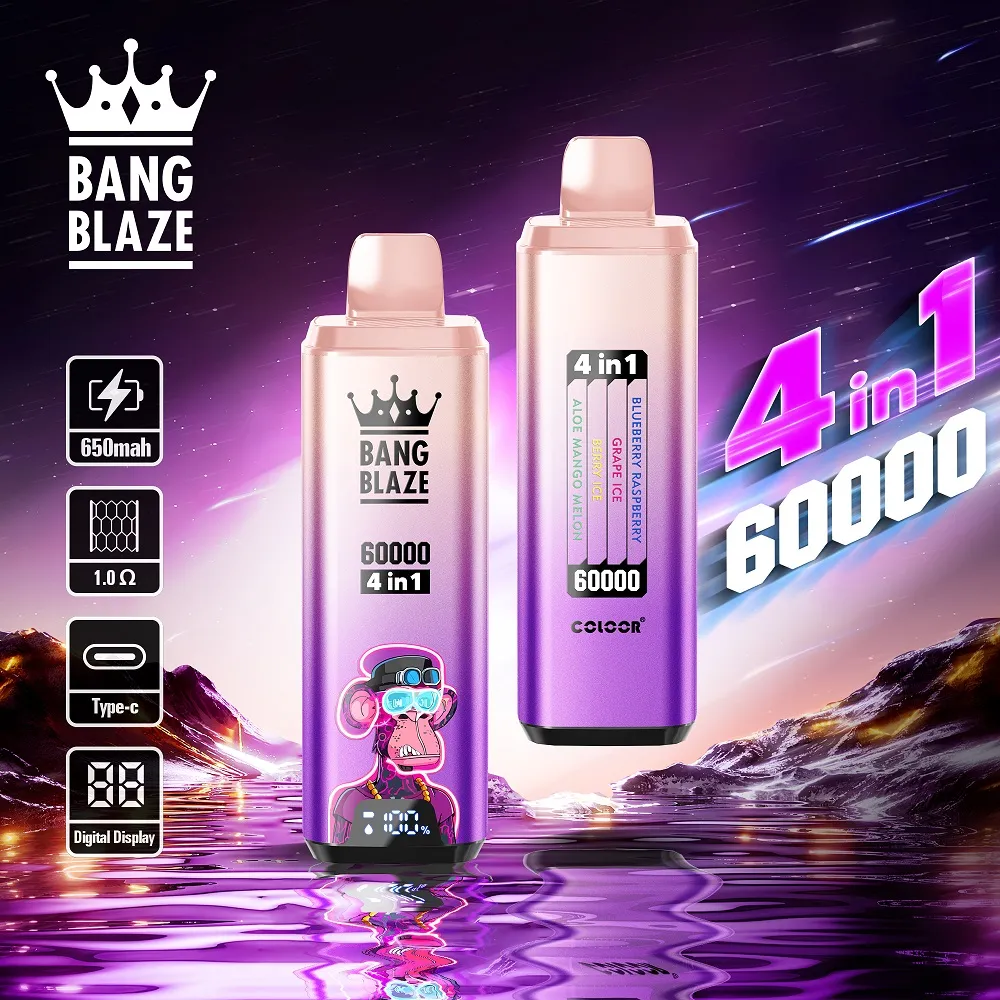 BANG BLAZE 60K 4-in-1 BANG BLAZE 60K 4-in-1 イチゴスイカ フレーバー 使い捨てベイプ