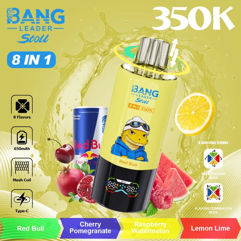 Bang Leader 350K 8-in-1 Bang Leader 350K 8-in-1 コーラアイス フレーバー 使い捨てベイプ