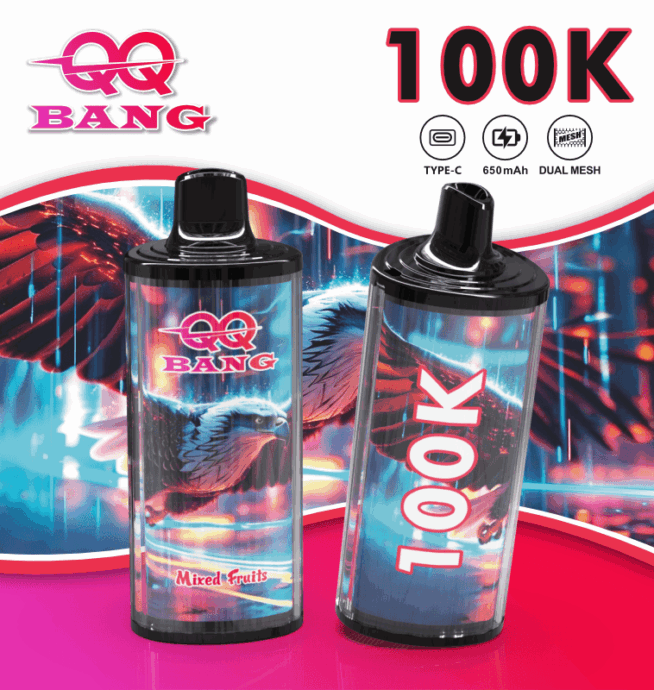 QQBang 100K 使い捨てベイプ